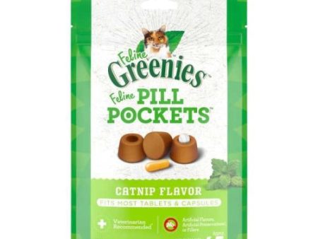 Greenies Pill Pockets Cat Catnip Treats 1.6 Oz by Greenies Discount