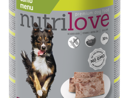 Nutrilove Adult Dog Lamb - Pate 400gr Hot on Sale