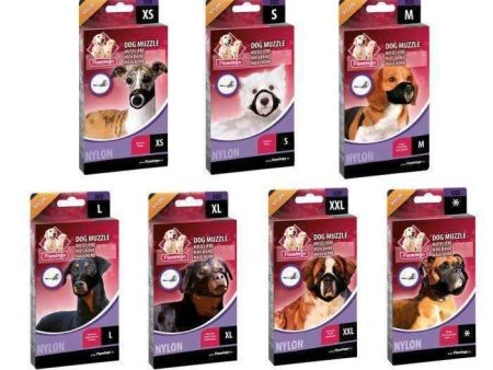 Karlie Flamingo Nylon Muzzle - Extra Small (Black) Cheap