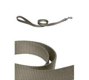 Papillon Nylon Lead, 25 mm x 120 cm, Grey For Discount