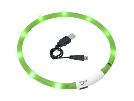 Karlie Flamingo Visio Light LED Hose Collar for Cats, (Green) Online now