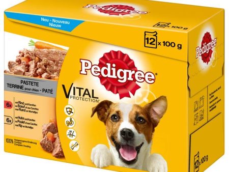 Pedigree Adult Multipack Pate - 12x100g Cheap