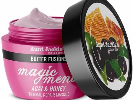 Aunt Jackie s: Curls & Coils Magic Mend Thermal Repair Mask 8oz For Sale