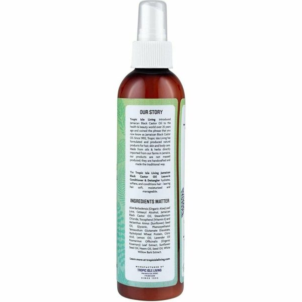 Tropic Isle Living: Jamaican Black Castor Oil Leave-in Conditioner & Detangler 8oz For Discount