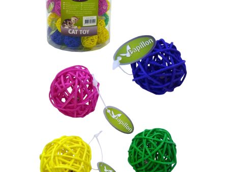 Papillon Cat Toy Wireball With Bell 4cm Online Hot Sale