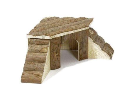 Karlie Wonderland Nature Wood House with 2 Ladders Supply