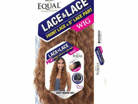 FreeTress: Equal - Deep Wave-003 5  Ear to Ear Front Lace Online Hot Sale