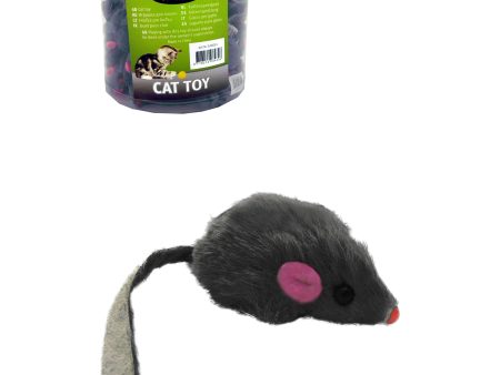 Papillon Cat Toy Furmouse Grey With Rattle Hot on Sale