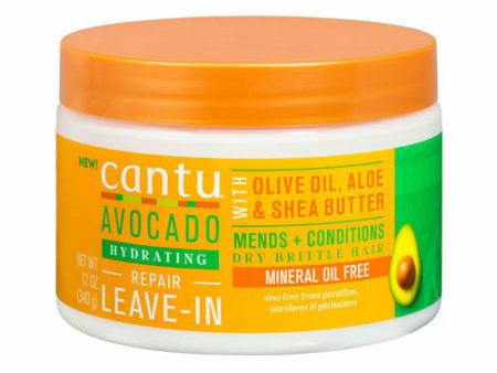 Cantu: AVOCADO HYDRATING REPAIR LEAVE-IN CREAM 12oz Online Sale