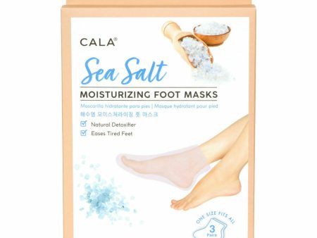 Cala: Moisturizing Foot Mask Sea Salt #67176 For Discount