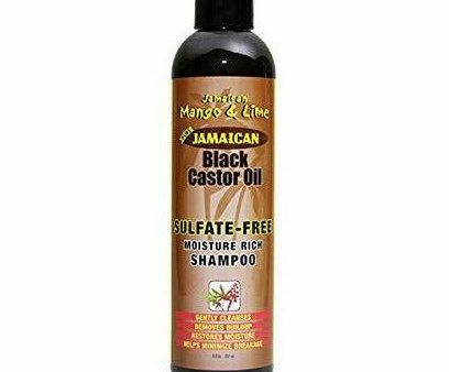 Jamaican Mango & Lime: Black Castor Oil Moisture Rich Shampoo 8oz on Sale