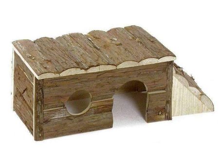 Karlie Wonderland Nature Wood House With Ladder For Cheap