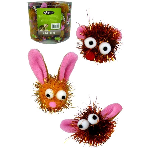 Papillon Cat toy funny faces with big ears For Cheap