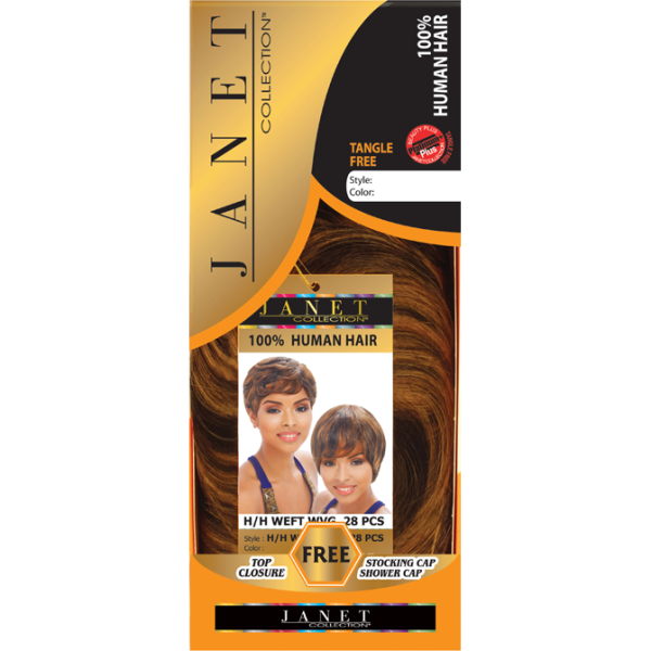 Janet Collection™: Human Hair Weft - 28 PCS For Cheap