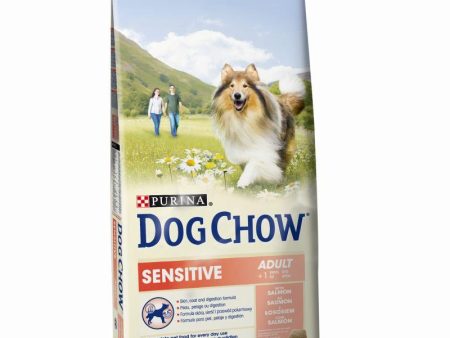 Purina Dog Chow Sensitive Salmon - 14 kg For Cheap