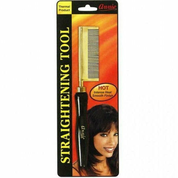 ANNIE: Straightening Comb - Medium Teeth Straight Head #5502 Online Hot Sale