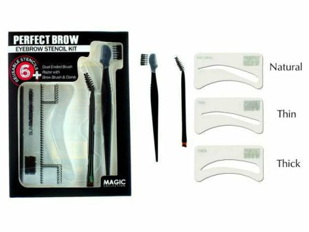 Magic Collection: Perfect Brow - Eyebrow Stencil Kit Cheap