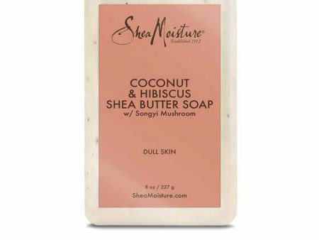 Shea Moisture: Coconut&Hibiscus Shea Butter Soap 8oz Online Sale