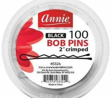 Annie: 100 Ball Tipped Bob Pins Crimped 2   #3324 Cheap