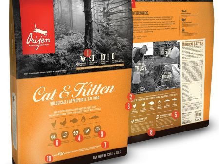 ORIJEN Cat & Kitten - 17kg Supply