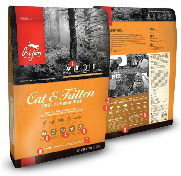 ORIJEN Cat & Kitten - 17kg Supply