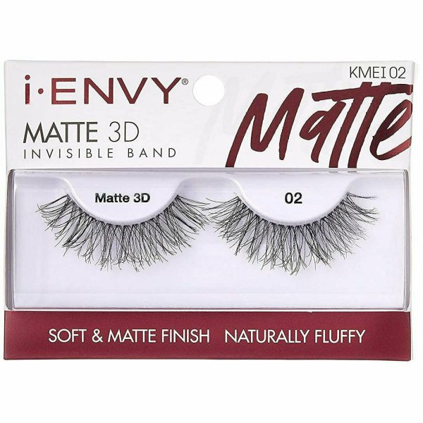 Kiss: Matte 3D Invisible Band Fluffy Eyelash Cheap