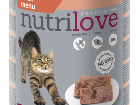 Nutrilove Adult Cat Duck - Pate 400gr For Sale