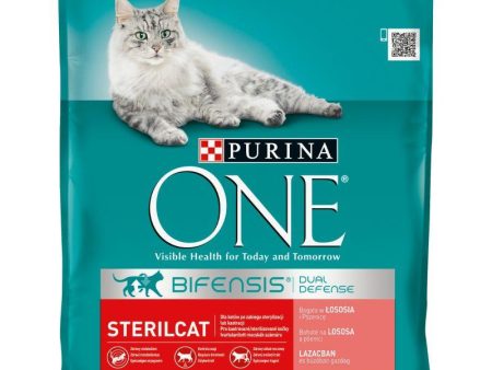 Purina One Sterilcat Salmon & Wheat - 800g Online now