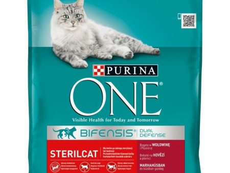 Purina One Sterilcat Beef & Wheat - 800g Online Hot Sale