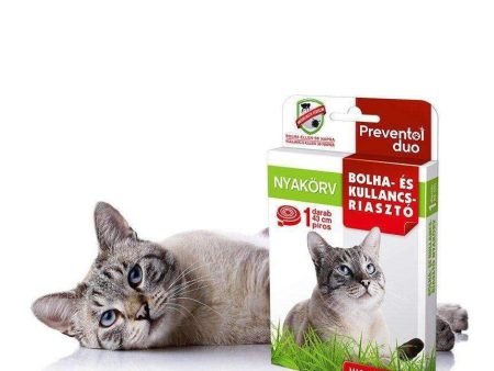 Preventol Duo Flea And Tick Collar for Cats 43cm Fashion