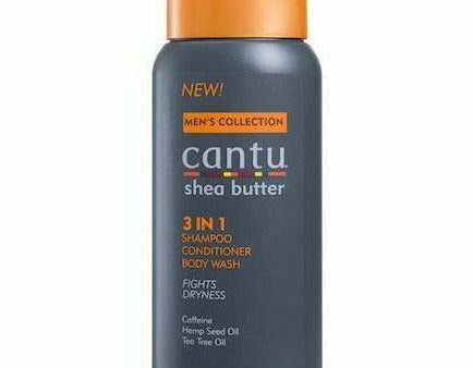 Cantu: Men 3 in 1 Shampoo, Conditioner, Body Wash 13.5 oz on Sale