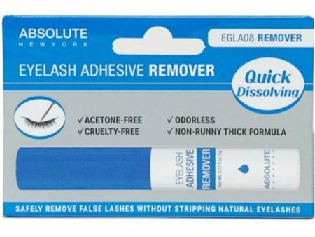 Absolute New York: Quick Dissolving Eyelash Adhesive Remover #EGLA08 For Discount