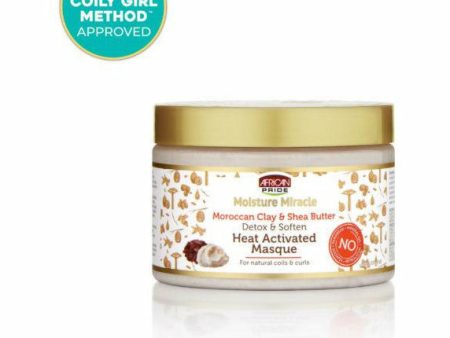 African Pride: Moroccan Clay & Shea Butter - Detox & Soften Masque 12oz For Cheap