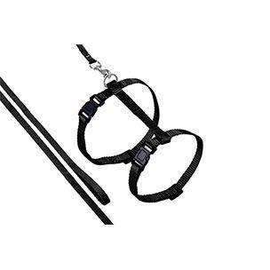 Karlie Sporty Style Plus Cat Harness With Lead Black 110cm*10mm Online Hot Sale