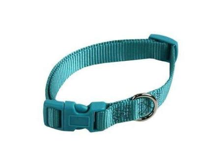 Papillon Nylon Collar Adjustable, 15 mm x 33-40 cm, Turquoise on Sale