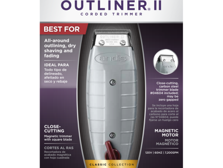 ANDIS: Outliner® II Square Blade Trimmer on Sale