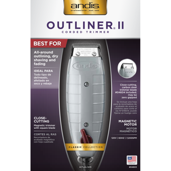 ANDIS: Outliner® II Square Blade Trimmer on Sale