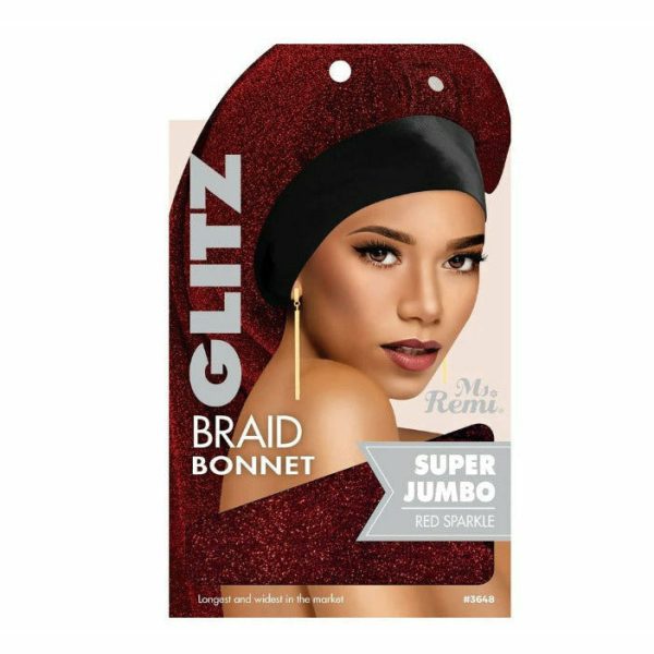 Ms. Remi: Premium Glitz Braid Bonnet For Discount