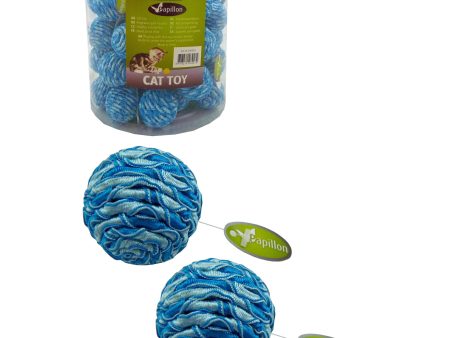 Papillon Cat Toy Blue silver Ball With Rattle Online Sale