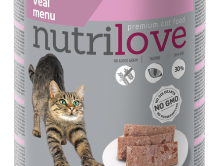 Nutrilove Adult Cat Veal - Pate 400gr Discount