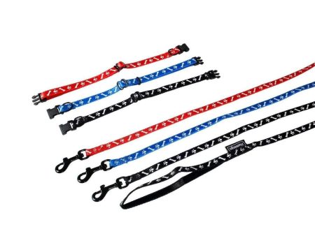 Karlie Puppy Collar And Lead Nylon - Assorted colors Sale