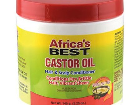 Africa s Best: Castor Oil Hair & Scalp Conditioner 5.25oz Fashion