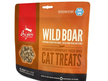 ORIJEN Freeze-Dried Wild Boar Cat Treats - 35g Online now