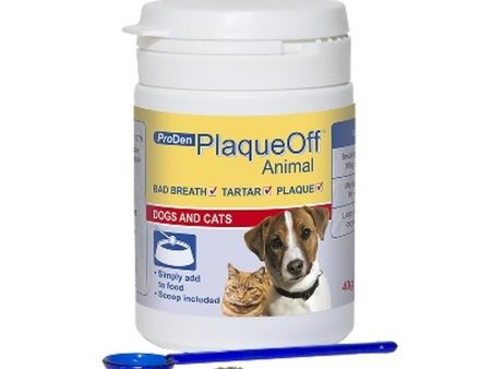 ProDen PlaqueOff Dental Care Powder for Dogs & Cats - 40g Discount