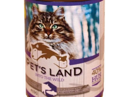 Pet s Land Cat Pork & Fish With Pearl - 415g For Discount