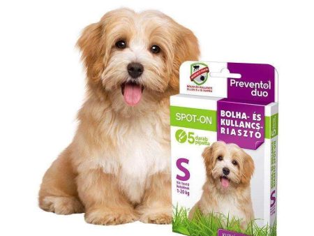 Preventol Duo Flea and Tick spot-on for dogs S (1-20kg) Discount