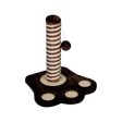 Papillon Scratcher Paw Dark Brown 32x32x37 cm on Sale