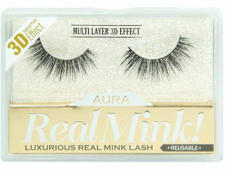 Aura: 3D Luxurious Real Mink Lash Discount