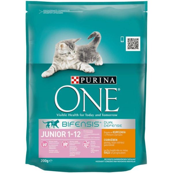 Purina One Junior Chicken & Whole Grains - 200g Online Sale