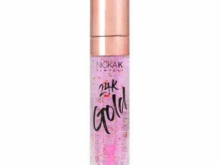 Nicka K: 24K Gold Lip Gloss (Rose) on Sale